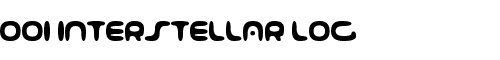 Font 001 Interstellar Log
